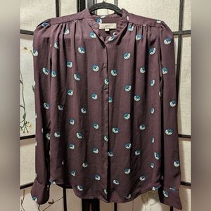 Loft long sleeve button down shirt